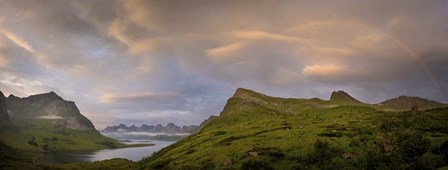 Rainbow in the Mountains by Dan Ballard art print