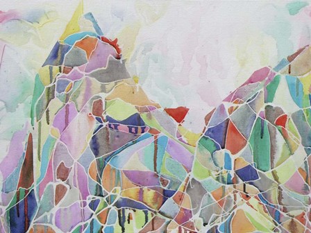 Mount Sidley by Lauren Moss art print