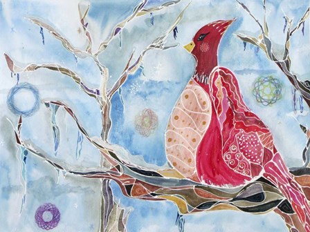 Winter Bird by Lauren Moss art print