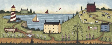 The Edge Of Town by Robin Betterley art print