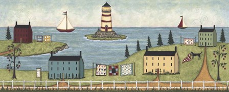 Lighthouse Island by Robin Betterley art print