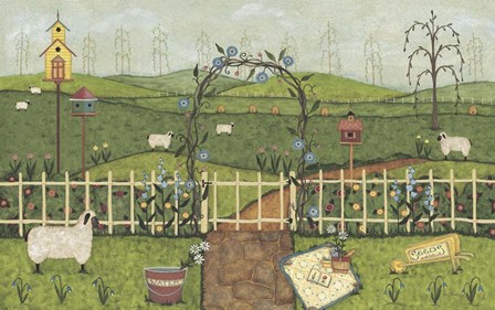 Garden by Robin Betterley art print