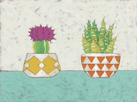 Succulent Duo II by Chariklia Zarris art print