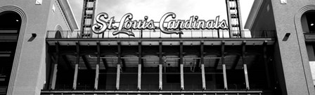 Low angle view of the Busch Stadium in St. Louis, Missouri by Panoramic Images art print