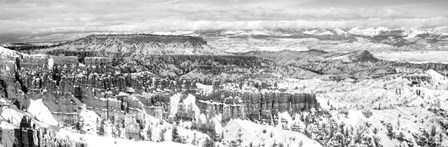 Eroded rocks in a canyon, Bryce Canyon, Bryce Canyon National Park, Utah by Panoramic Images art print