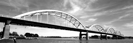Low angle view of a bridge, Centennial Bridge, Davenport, Iowa by Panoramic Images art print