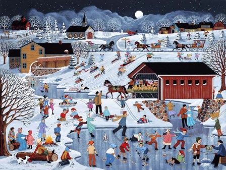 More Snow Coming by Sheila Lee art print