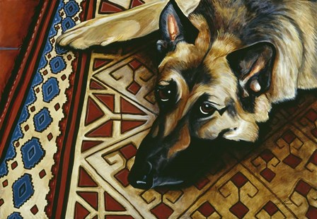 Wolfie by Jan Panico art print