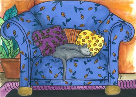 Oban Chair by Jan Panico art print