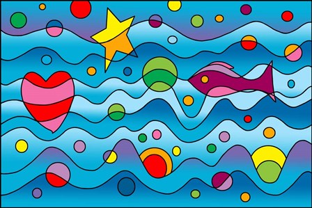 Underwater by Howie Green art print