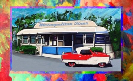 Metropolitan Diner by Howie Green art print