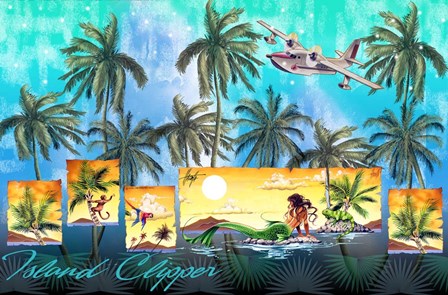 Mermaid Clipper by James Mazzotta art print