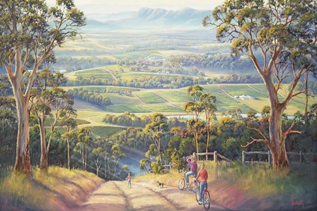 Vineyard Vista by John Bradley art print
