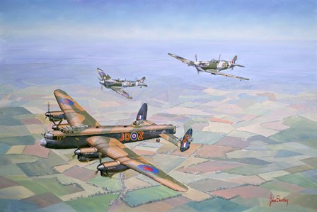 Bringing Home The Straggler by John Bradley art print