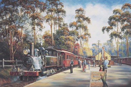 All Aboard by John Bradley art print