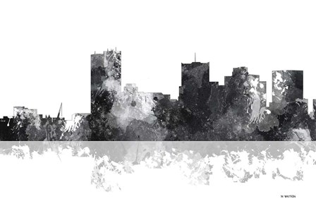 Phoenix Arizona Skyline BG 1 by Marlene Watson art print