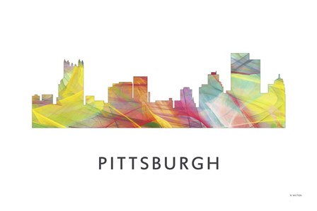 Pittsburgh Pennsylvania by Marlene Watson art print