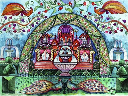 Happiness Castle by Oxana Zaika art print