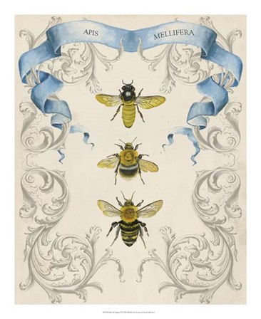 Bees &amp; Filigree II by Naomi McCavitt art print