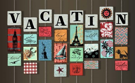Vacation on Strings by Art Licensing Studio art print