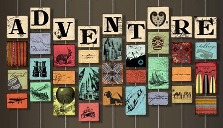 Adventure on Strings by Art Licensing Studio art print