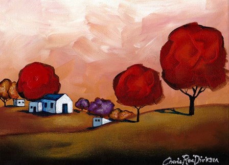 The Red Trees by Cherie Roe Dirksen art print