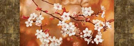 Orange Sakura by Jenny Thomlinson art print