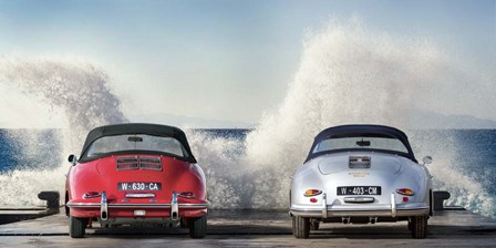 Ocean Waves Breaking on Vintage Beauties by Gasoline Images art print