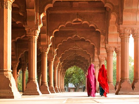 Women in Traditional Dress, India by Pangea Images art print