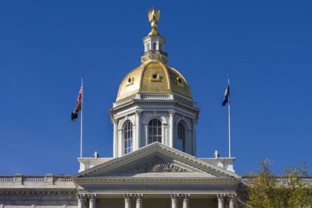 New Hampshire, Concord, New Hampshire State House, exterior by Walter Bibikow / Danita Delimont art print