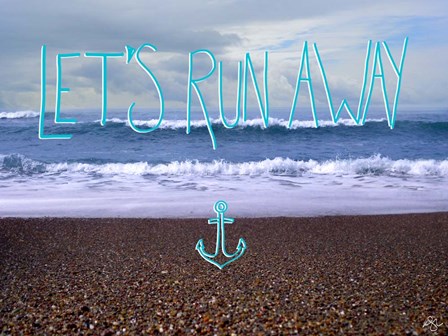 Let's Run Away 3 by Kimberly Glover art print