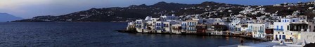 Greek Island of Mykonos at Dusk, Greece by Panoramic Images art print