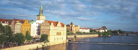 Waterfront, Prague, Czech Republic by Panoramic Images art print