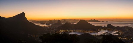 View from Chinese Pavilion, Rio de Janeiro, Brazil by Panoramic Images art print