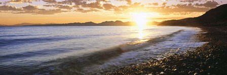Windan Sea Beach at Sunrise, La Jolla, San Diego County, California by Panoramic Images art print