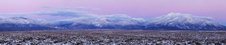 Sangre De Cristo Range Under Snow, Taos County, New Mexico by Panoramic Images art print