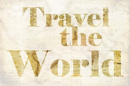 Travel the World by Ramona Murdock art print