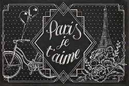 Vive Paris III by Janelle Penner art print