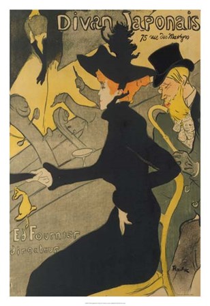 Divan Japonais by Henri de Toulouse-Lautrec art print