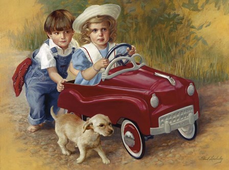 1951 Murray Champion Dipside by David Lindsley art print