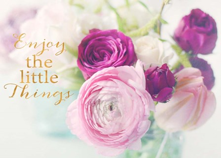 Enjoy the little things by Sarah Gardner art print