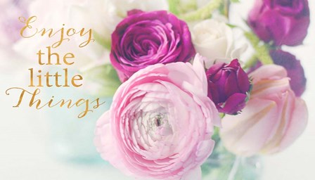 Enjoy the Little Things by Sarah Gardner art print