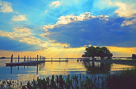 Lake Dora Sunset by Bruce Nawrocke art print