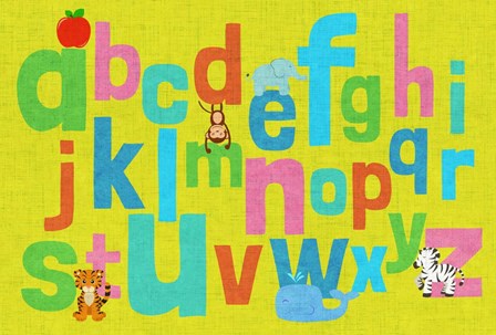 Alphabet of Colors II by SD Graphics Studio art print