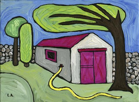 Pink Door by Cherry Pie Studios art print