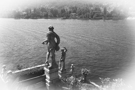 Overlooking Water BW by Christopher Bliss art print