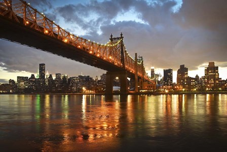 City at Dusk by Christopher Bliss art print