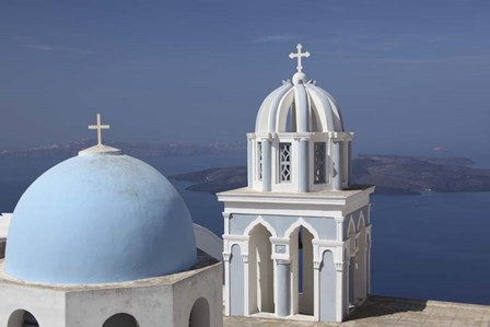 Santorini Church by Christopher Bliss art print