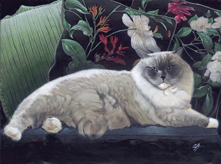 Blue Sans Que by Durwood Coffey art print