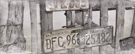 License Plates by Kory fluckiger art print